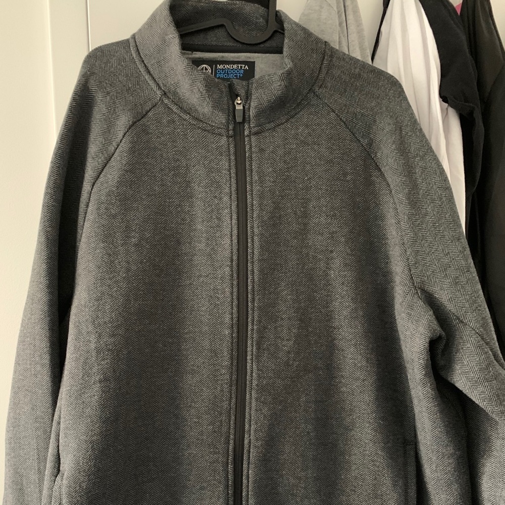 Cotton/Polyester, Full Zip Sweater
